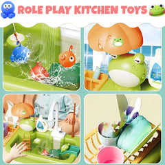 Kletshuts™ SinkToy - Kinderen Keuken Wasbak Speelgoed Water Speel Set