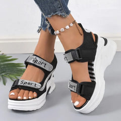 Happy™ PlatformSandals: Comfortabele Glitter Platform Sandalen Elke Dag