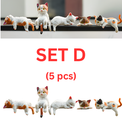 DeskFigurines™ 1+1 GRATIS - Stijlvolle Schattige Minimalistische Kat Bureaufiguren Set