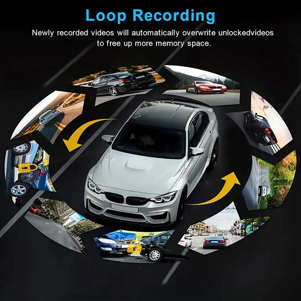 CarRecorder - Hoge Definitie 4 Camerahoeken Wifi-Auto-Recorder