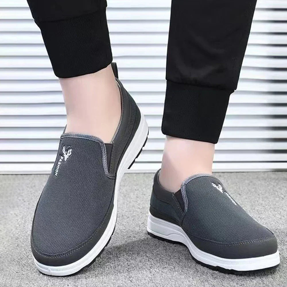 Happy™ EasyShoes: Mannen Stijlvolle Casual Comfortabele Uitglijden-Op Boot Gemakkelijk Schoenen
