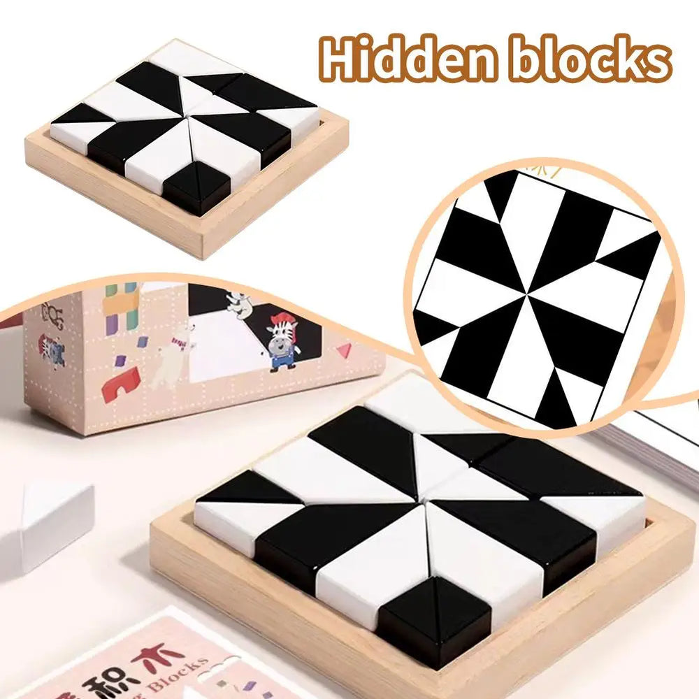 Kletshuts™ BlockPuzzle: Creatieve Interactieve Brein-Bouw Blokken Puzzel Speelgoed