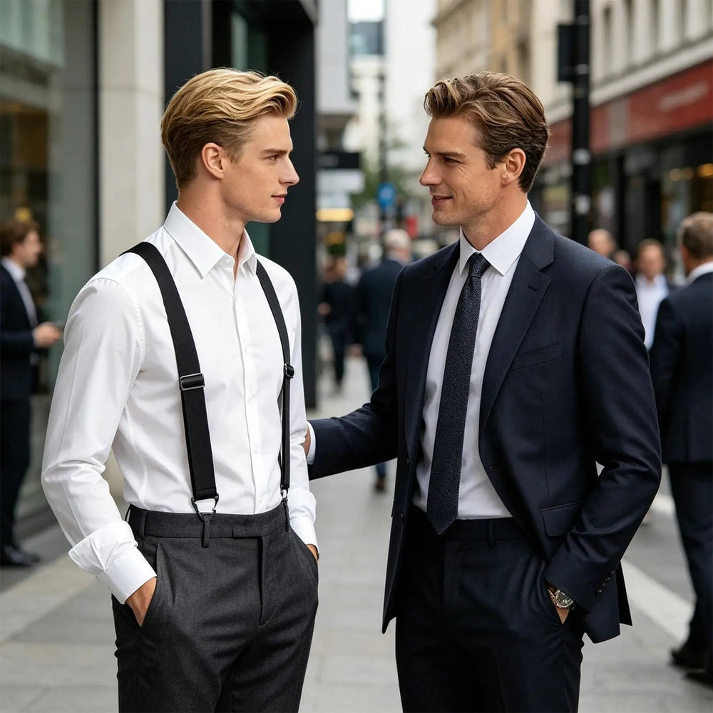 PremiumSuspenders 1+1 GRATIS: Verstelbare Bandjes Premium Klemmen Suspenders