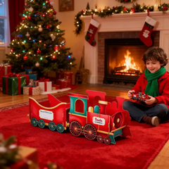 GiftTrain™ - Gepersonaliseerd Magisch Kerstmis Cadeau Trein Versiering