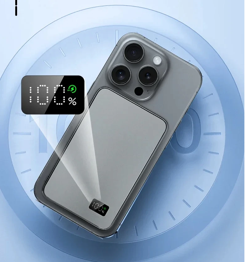 MagneticCharger - 3-in-1 Snelle Magnetische Oplader Draagbare Powerbank