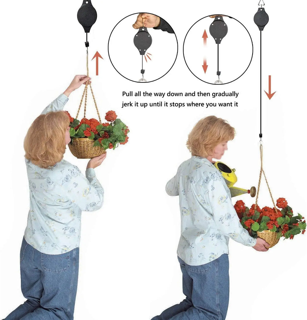 GlideHold® SuspensionHooks 1+1 GRATIS: Inklapbare Hangplanten Suspensie Haken