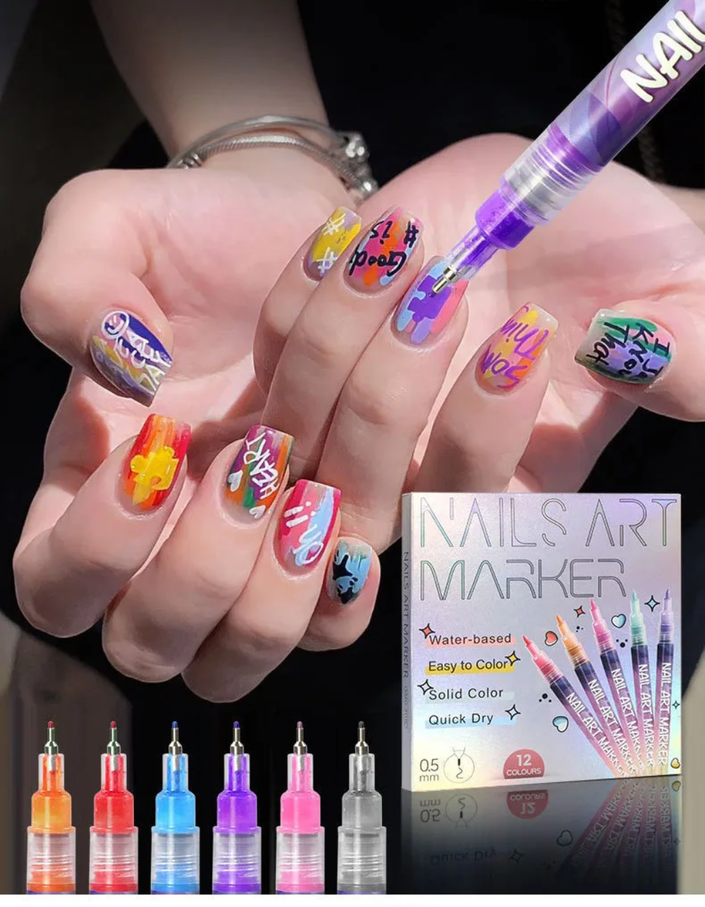 NailStyler™: Precisie Nagel Kunst Liner Gereedschap Kit Nagel Styler