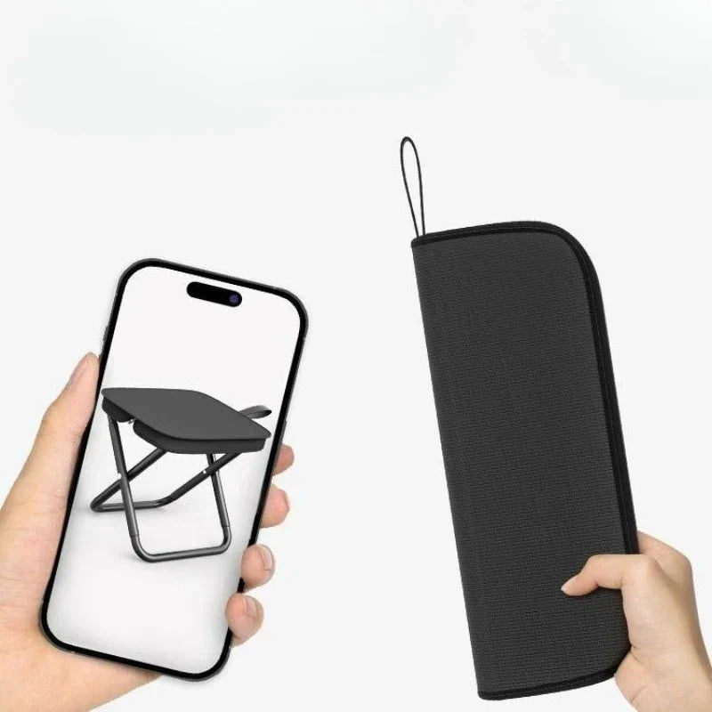 UltiFurni® PortableStool: Gemakkelijk Vouwbare Ultra-Lichte Compacte Draagbaar Kruk