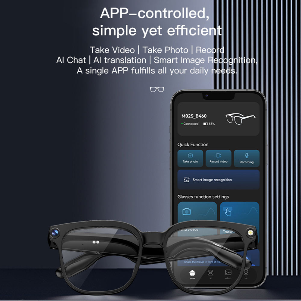 SmartVision - Modern Design AI Bril Smart Vision Handsfree Camera
