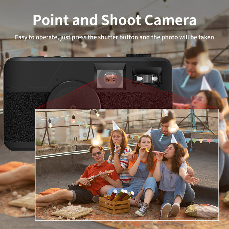 SnapCam - Klassiek Draagbaar Retro Stijl Schermloos Digitaal Camera