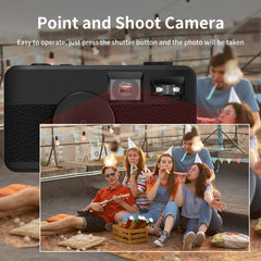 SnapCam - Klassiek Draagbaar Retro Stijl Schermloos Digitaal Camera