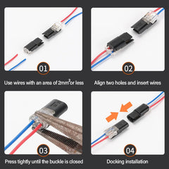 SolderlessConnector 10+10 GRATIS - Snel Zeker Verbinding Soldeerloos Draad Splice Connector