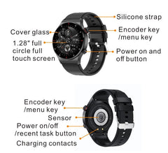 SportsWatch - Multifunctionele Unisex Bluetooth Smart Sporthorloge Fitness Tracker