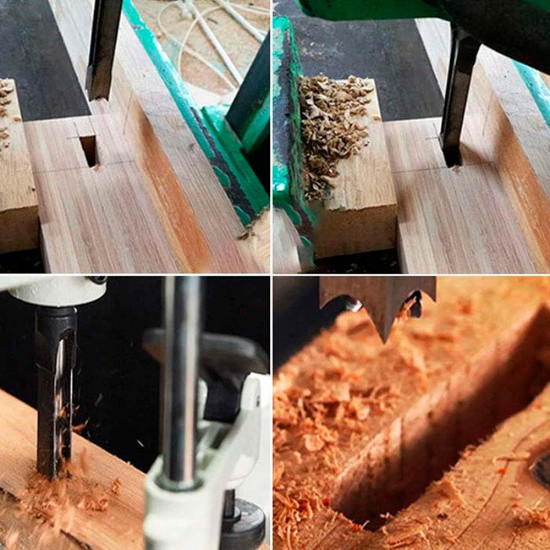 WoodDrill: Hoogwaardige Precisie Hout Vierkante Gat Boor Set