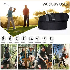 Icone™ TacticalBelt: Verstelbare Heavy Duty Metalen Gesp Tactische Riem