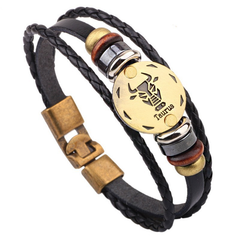 Jewelance™ ZodiacBracelet 1+1 GRATIS: Verstelbare Vintage Charme Zodiac Sign Bracelet
