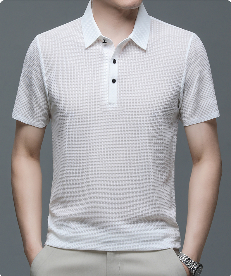 Icone™ BreathableShirt 1+1 GRATIS: Stijlvol Ademend Herenoverhemd Met Korte Mouwen