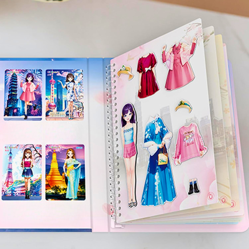 Kletshuts™ FashionDolls - Creatieve Interactieve Magnetische Verkleden Modepoppen