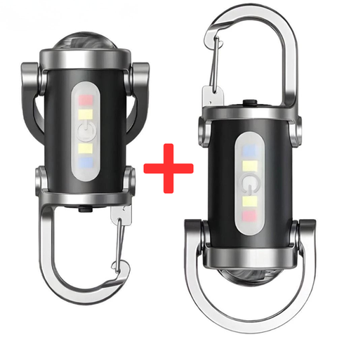 Ledsen™ KeychainFlashlight 1+1 GRATIS - Krachtige Pocket LED Sleutelhanger Zaklamp