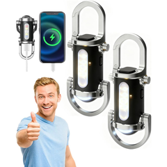 Ledsen™ KeychainFlashlight 1+1 GRATIS - Krachtige Pocket LED Sleutelhanger Zaklamp