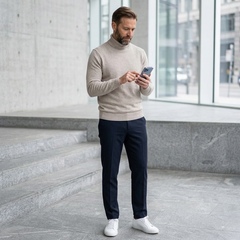 Icone™ CozySweater: Minimalistische Stijl, Maximaal Comfort – Een Gezellige Trui