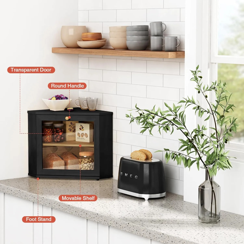 UltiFurni® CornerCabinet: Ruimtebesparende Slimme Voorraadkast