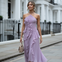 Icone™ RuffleDress - Elegante Straling Luxe Ruffle Jurk