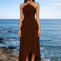 Icone™ RuffleDress - Elegante Straling Luxe Ruffle Jurk