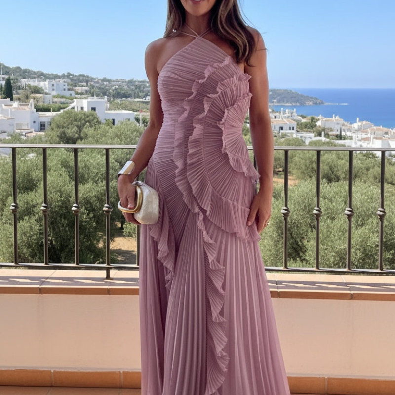Icone™ RuffleDress - Elegante Straling Luxe Ruffle Jurk
