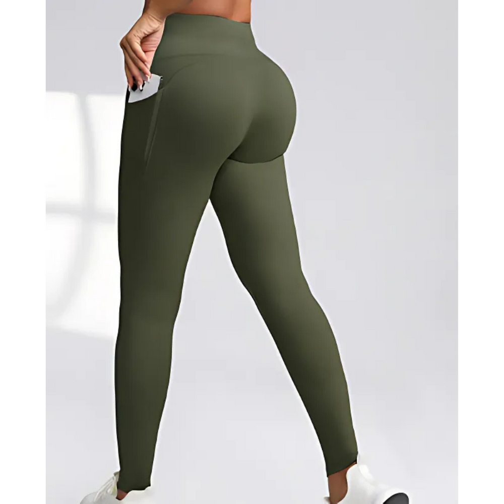 Icone™ TrainingLeggings: Hooggesloten Buik Controle Sculpting Legging