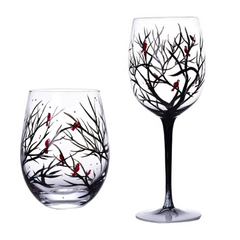 SeasonsGlass - Vier Seizoenen Boom Wijn Glas