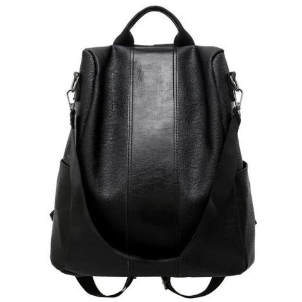 Icone™ AntiTheftBag: Beperkte Editie Leer Dames Anti Diefstal Rugzak