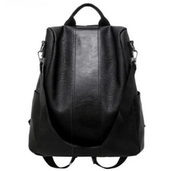 Icone™ AntiTheftBag: Beperkte Editie Leer Dames Anti Diefstal Rugzak