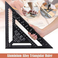 TriangleRuler - Aluminium Alloy Driehoek Liniaal Voor Houtbewerking