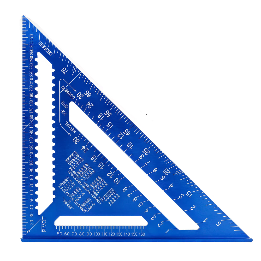 TriangleRuler - Aluminium Alloy Driehoek Liniaal Voor Houtbewerking