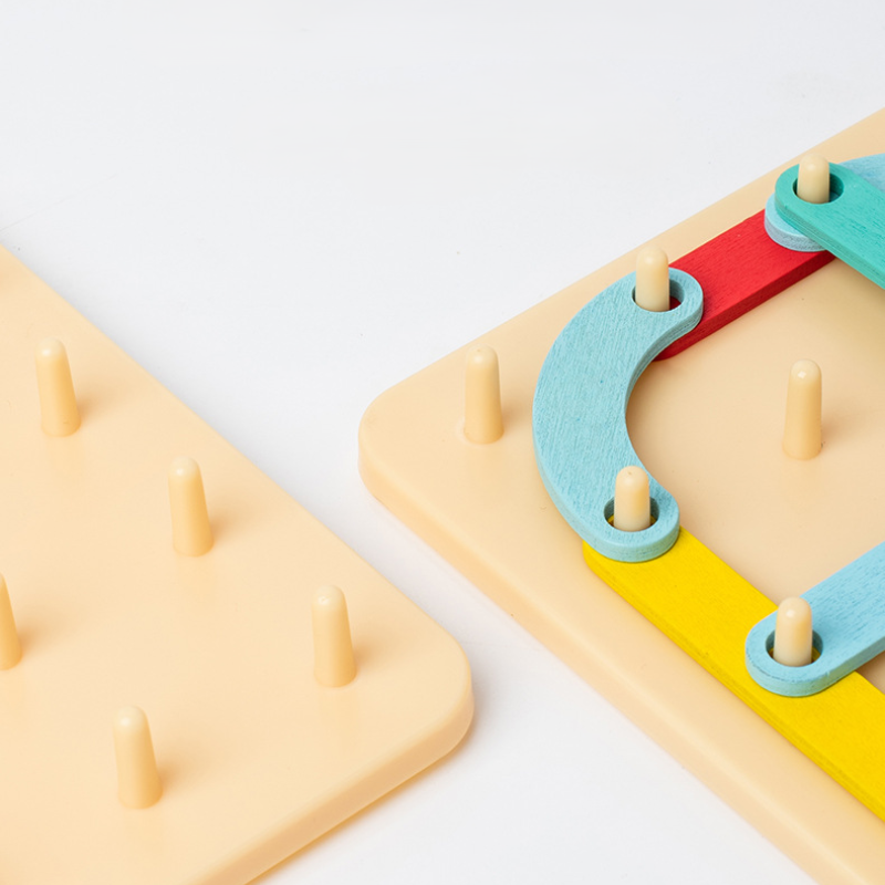 Kletshuts™ PuzzleBoard - Montessori Houten Puzzelbord Set