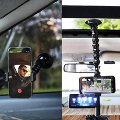GlideHold® FlexibleHolder 1+1 GRATIS: Universele Zuigbasis Zwanenhals Flexibele Telefoonhouder