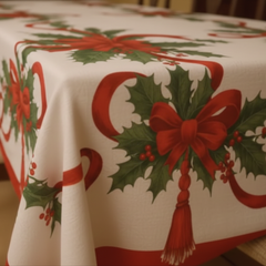 Globetrek° TableCovers: Duurzaam Rechthoekig Kerstmis Tafel Hoezen