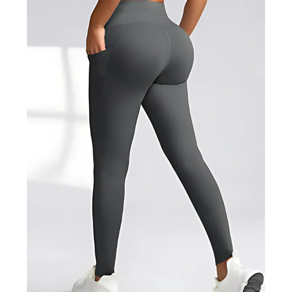 Icone™ TrainingLeggings: Hooggesloten Buik Controle Sculpting Legging