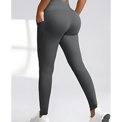 Icone™ TrainingLeggings: Hooggesloten Buik Controle Sculpting Legging