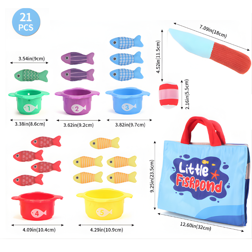 Kletshuts™ LittleFisherman: Leuke Leeravontuur Little Fisherman Visspeelset
