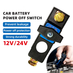 BatterySwitch 1+1 GRATIS - 12V / 24V Accu Auto Ontkoppelingsschakelaar