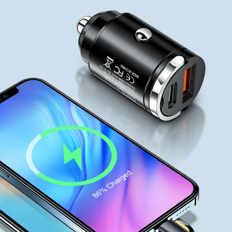 CarAdapter 1+1 GRATIS: Mini Universeel Opladen Auto Aanpassen