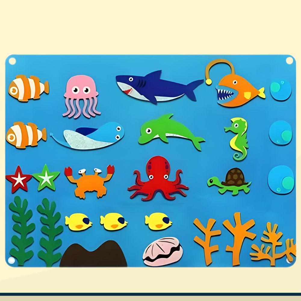 Kletshuts™ LearningBoard: Interactief Vroeg Onderwijs Leren Bord Set