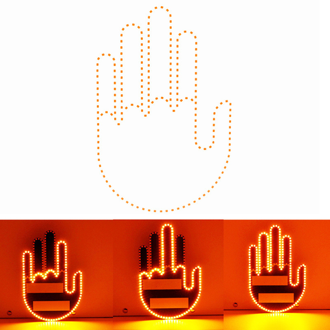 Ledsen™ SignLight: LED Achterruit Signaalbord Lichtdisplay