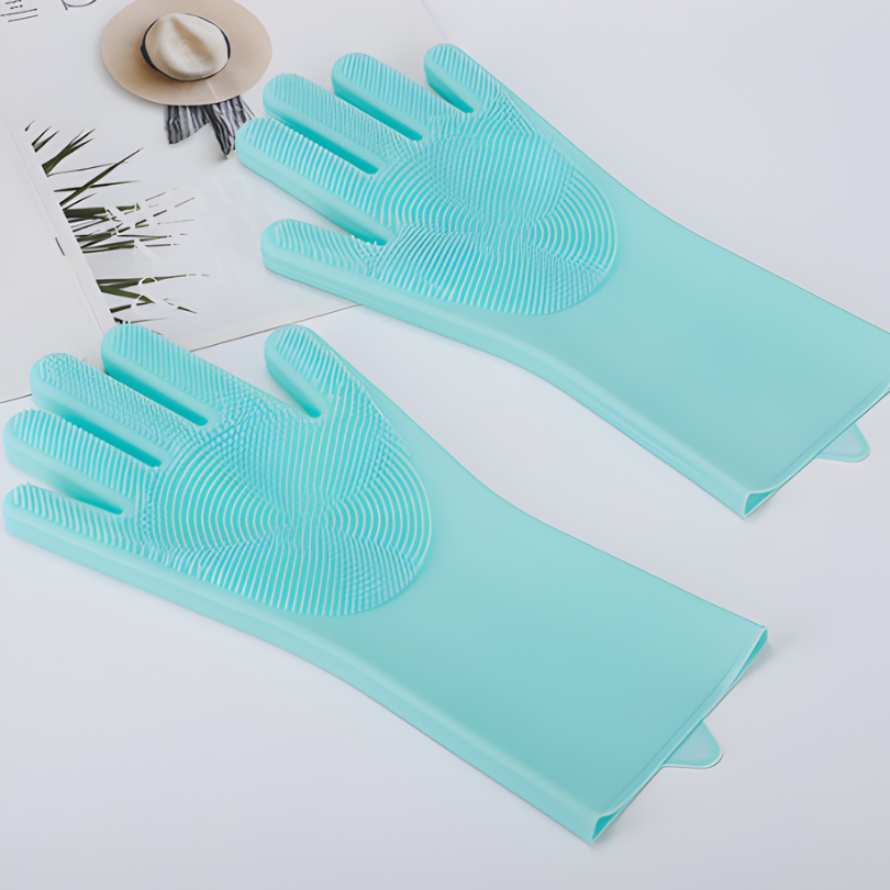 Cleaner Pro° BrushGloves 1+1 GRATIS: Comfortabele Efficiënte Schoonmaakborstel Schrobhandschoenen
