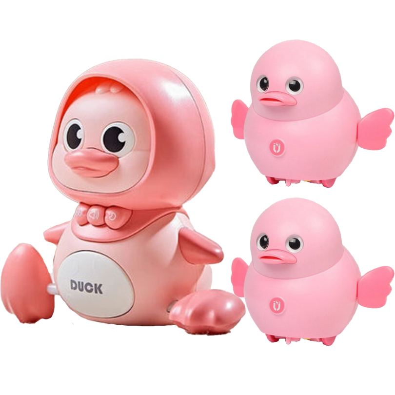 Kletshuts™ WalkingDuck: Interactief Schattig Lopen Eend Baby Speelgoed