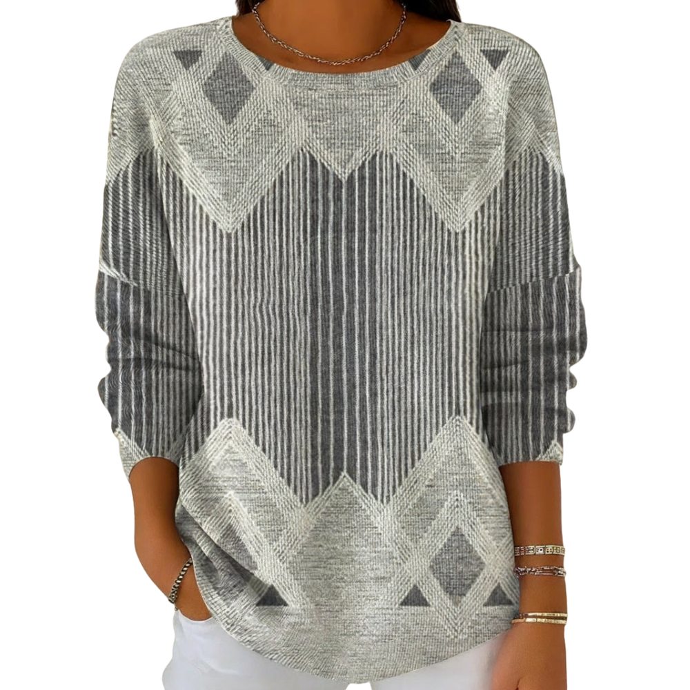 Icone™ VintageTop: Klassieke Dames Top Vintage Stijl Dagelijkse Slijtage