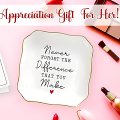 JewelryPlate 1+1 GRATIS: Elegante Keramische Statement Cadeau Sieraden Decoratieve Schotel
