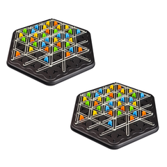 Kletshuts™ ThinkGame - Driehoek Ketting Strategie En Duel Logica Denkspel